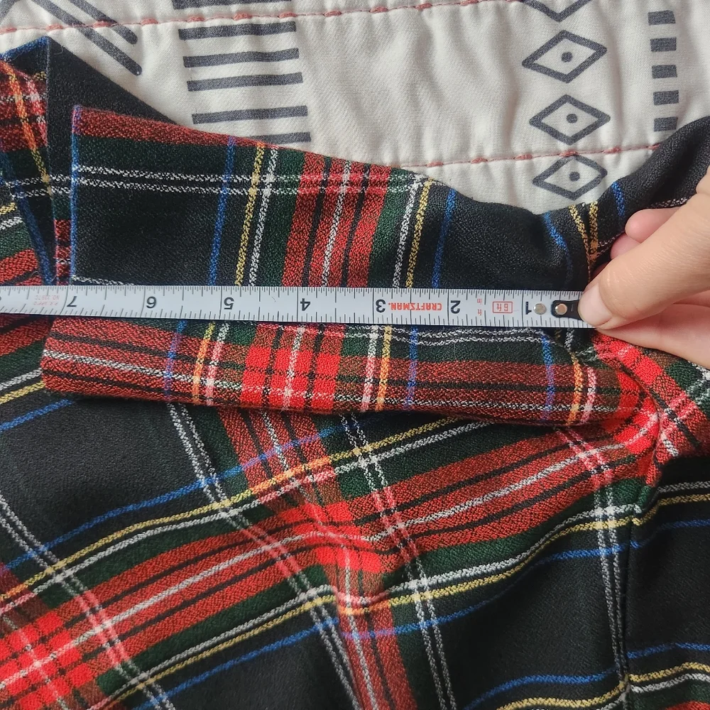 Vintage Michelle New York Plaid Holiday Print 10